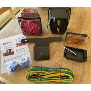 Trailer Light Kit - 12V All LED, Left and Right Waterproof Submersible